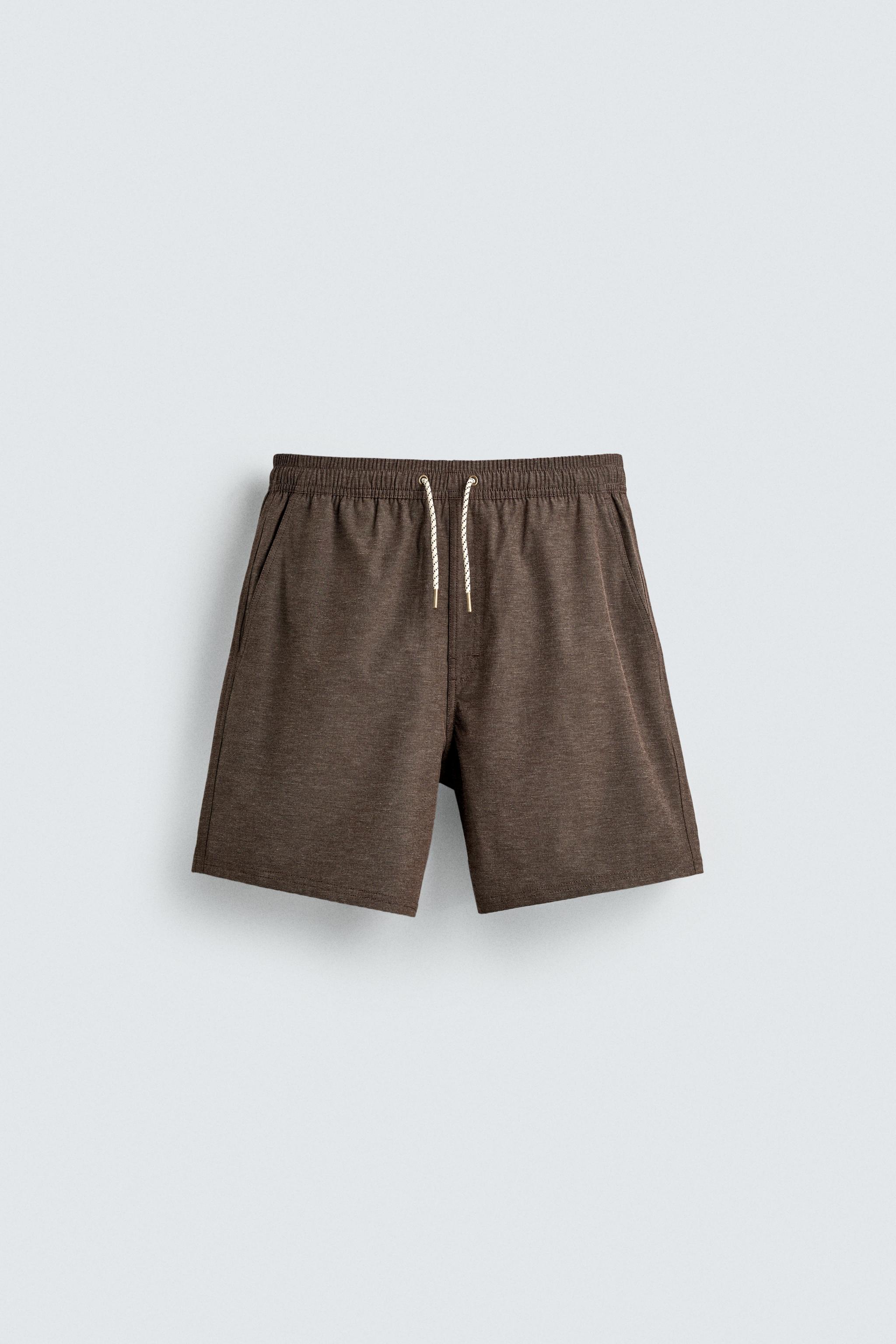 MAILLOT DE BAIN LONG TEXTURÉ
